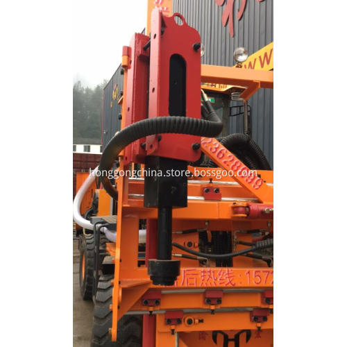 Highway Repair Tool Guardrail Pile Driver